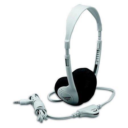 CALIFONE Califone International Caf3060Av Translucent Multimedia Stereo Headp-Hones Beige CAF3060AV